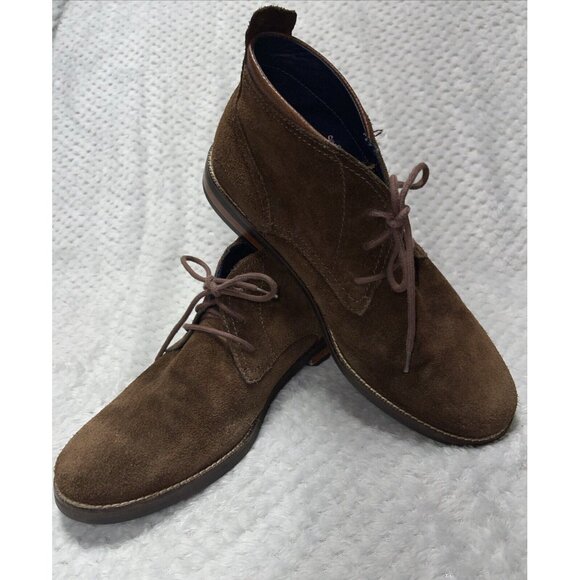 Cole Haan Other - COLE HAAN Men’s Shoes 9.5 C26393 Brown Boot Suede Chukka
